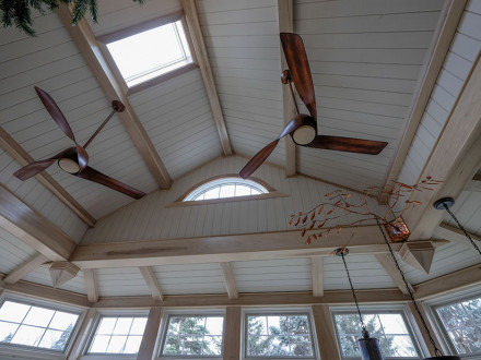 Ceiling detail- Look at those cool fans!