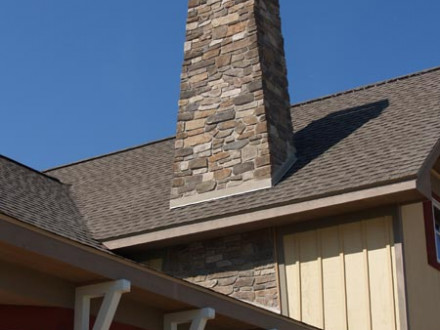 Exterior, Chimney – New Home