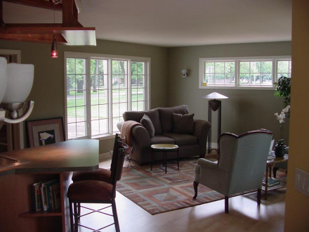 Interior, Family Room – New Home