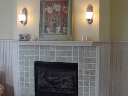 Interior – Master Bedroom Fireplace