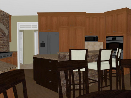 Design  Entry into Hall & Dining Rm
