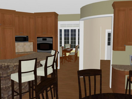 Design Entry to Dining Room & Hall
