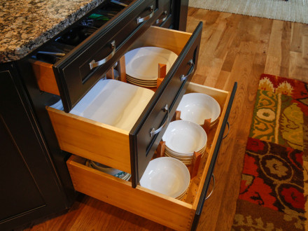 Dish Designed Storage Drawers